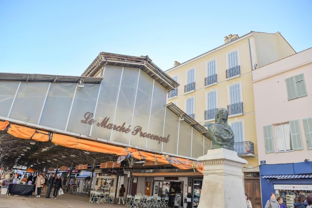 Ferienwohnung Old Town Antibes Superb New Flat, For 3, Ac, Wi-Fi Exterior foto