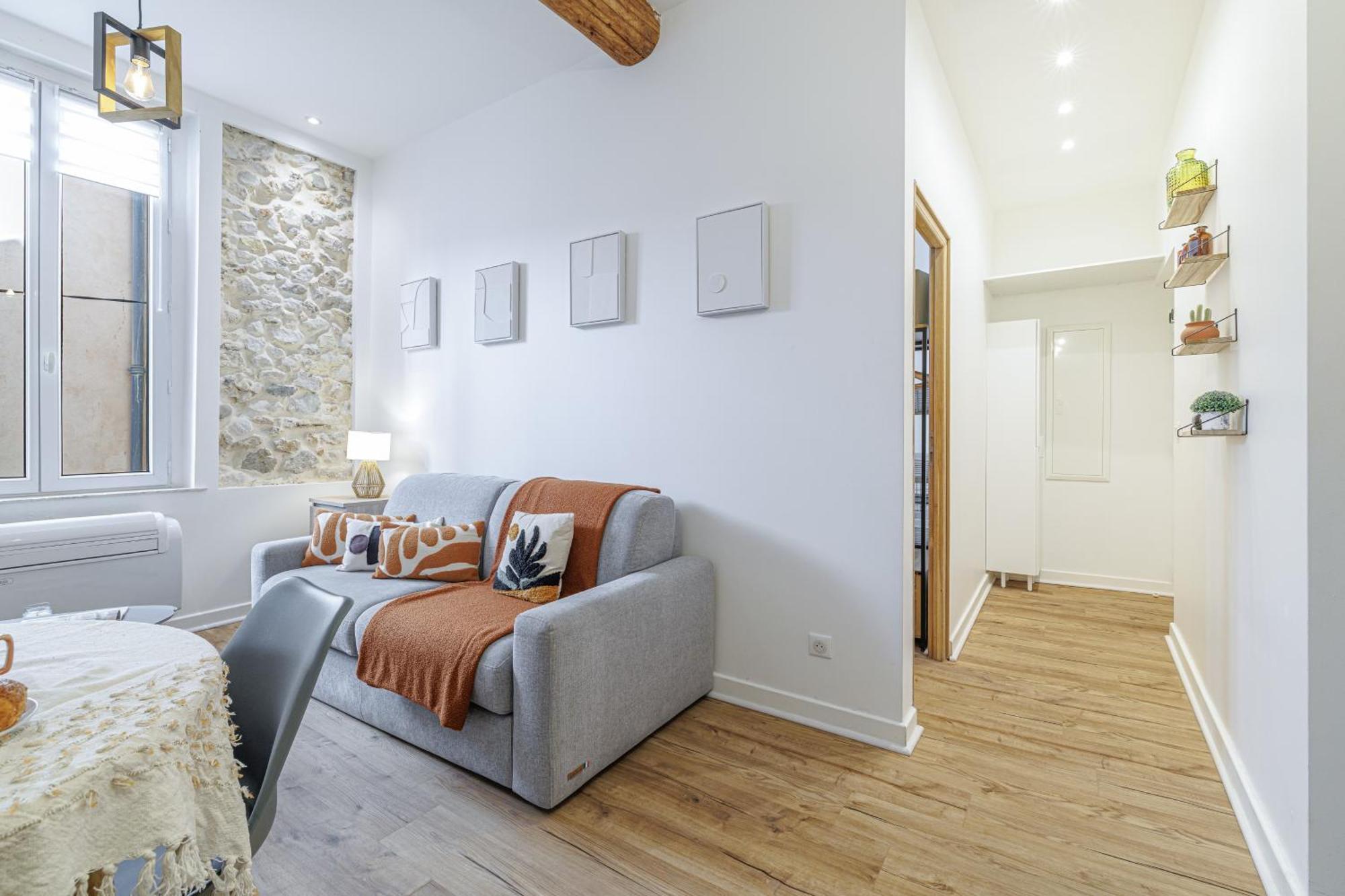 Ferienwohnung Old Town Antibes Superb New Flat, For 3, Ac, Wi-Fi Exterior foto
